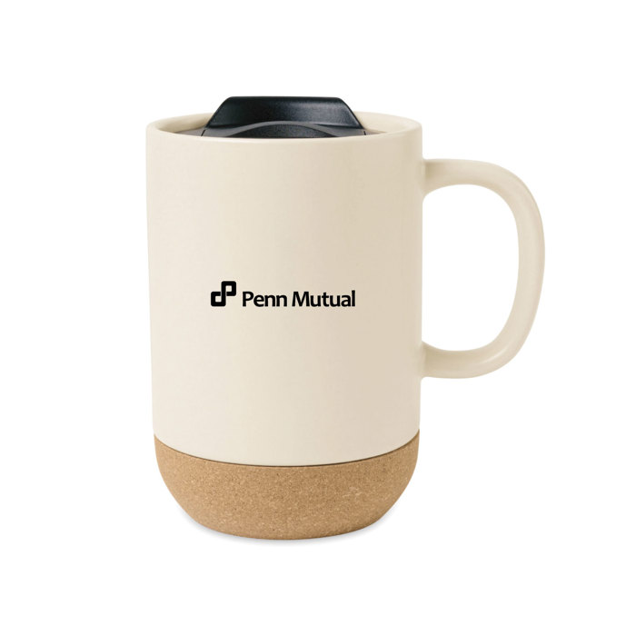 Valo Ceramic Lidded Mug 14 oz.