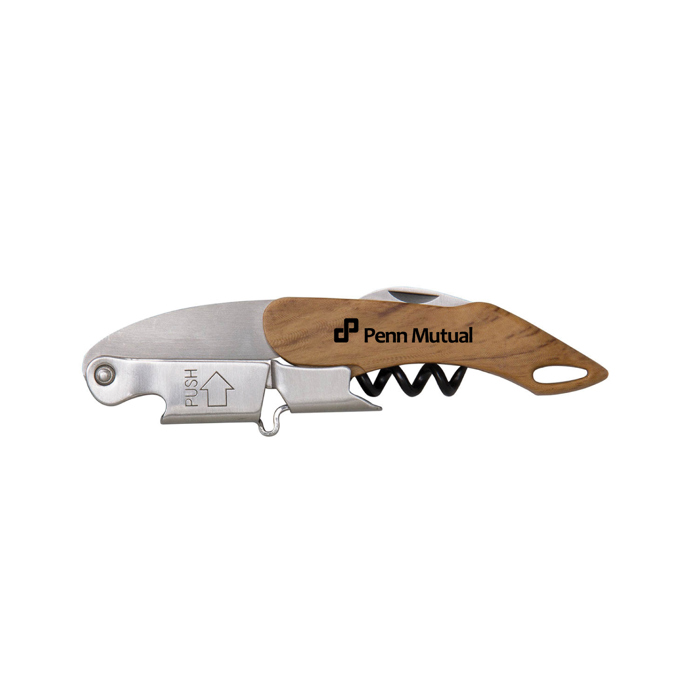 Double Hinged Wine Key Corkscrew