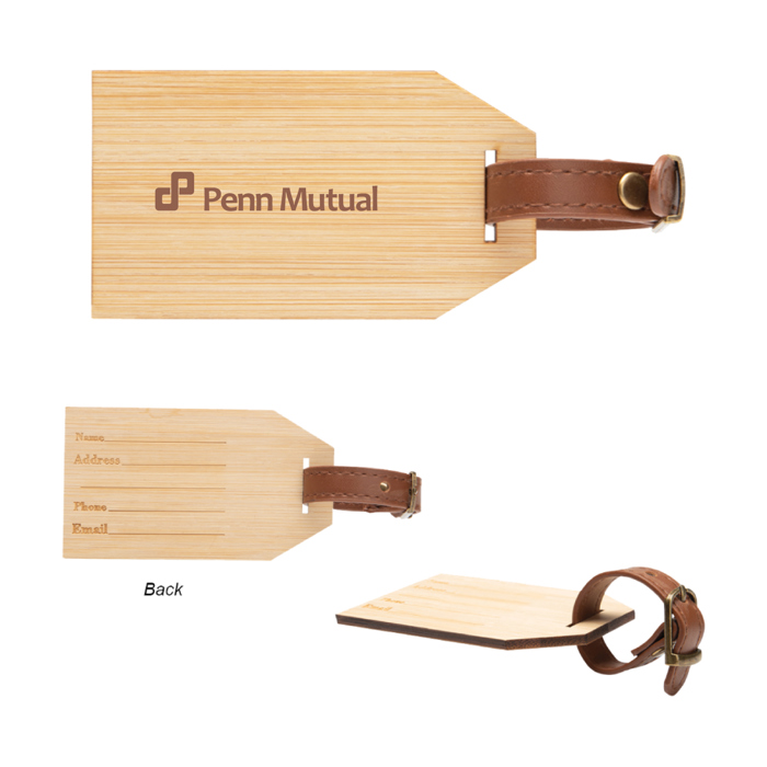 Outbound Bamboo Luggage Tag